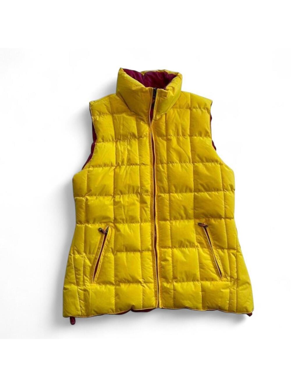 Yellow puffer Vest- size medium